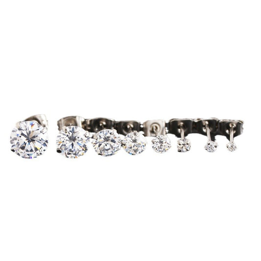 Pin Zircon Ear Bone Small Super Earrings