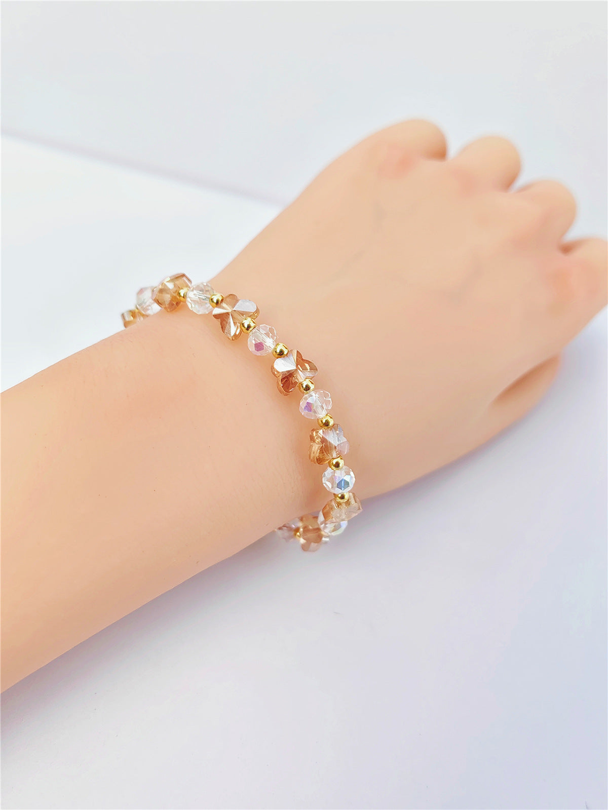 Women's Crystal Optional Sweet Fashion Ornament Butterfly Bracelets