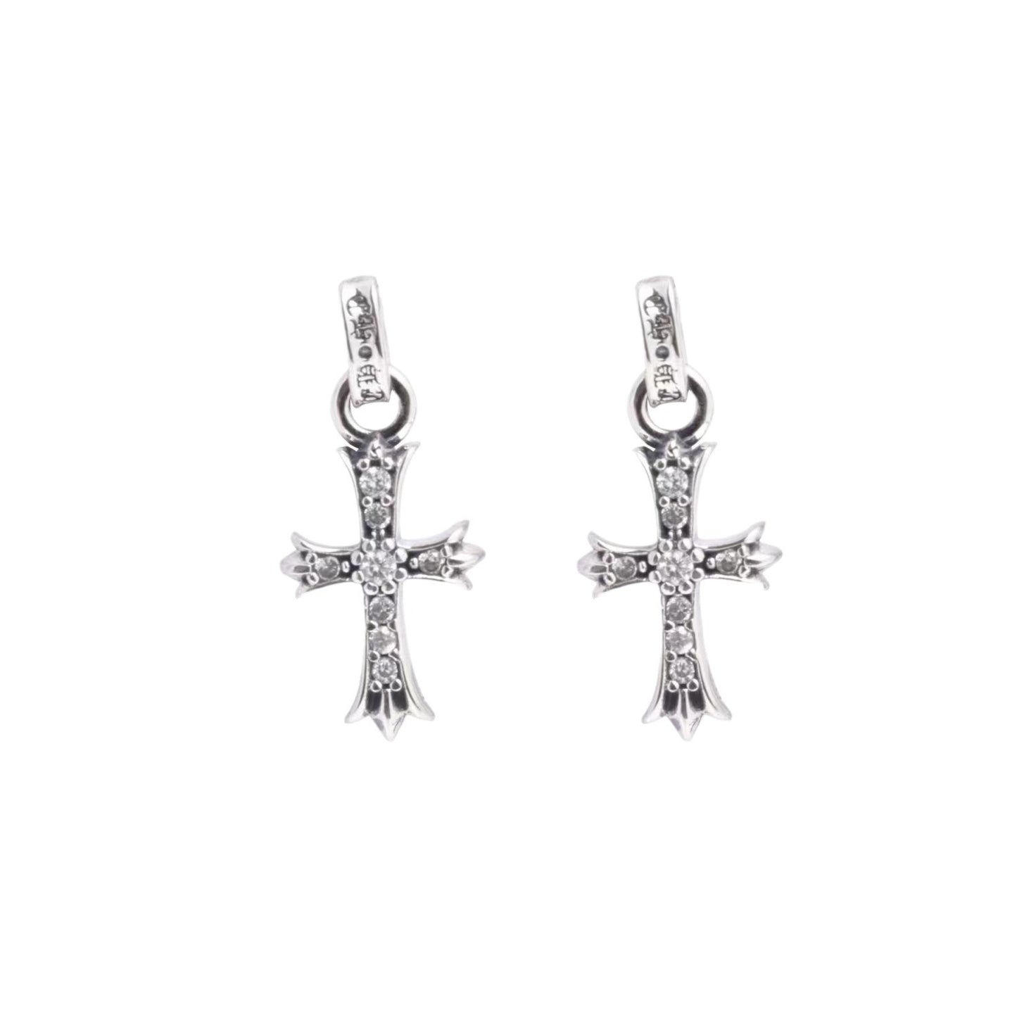 Zircon Cross Female Design High-grade Small Rings