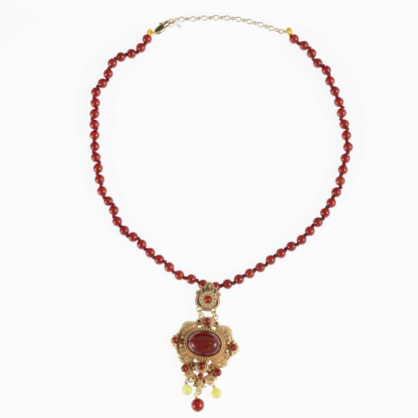 Women's Western Temperament Niche Design Collection Glass Necklaces