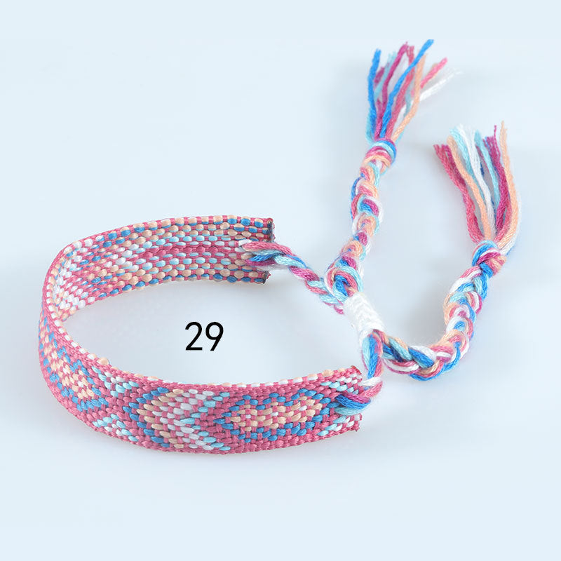 Style Woven Colorful Tassel Lucky Friendship Bracelets