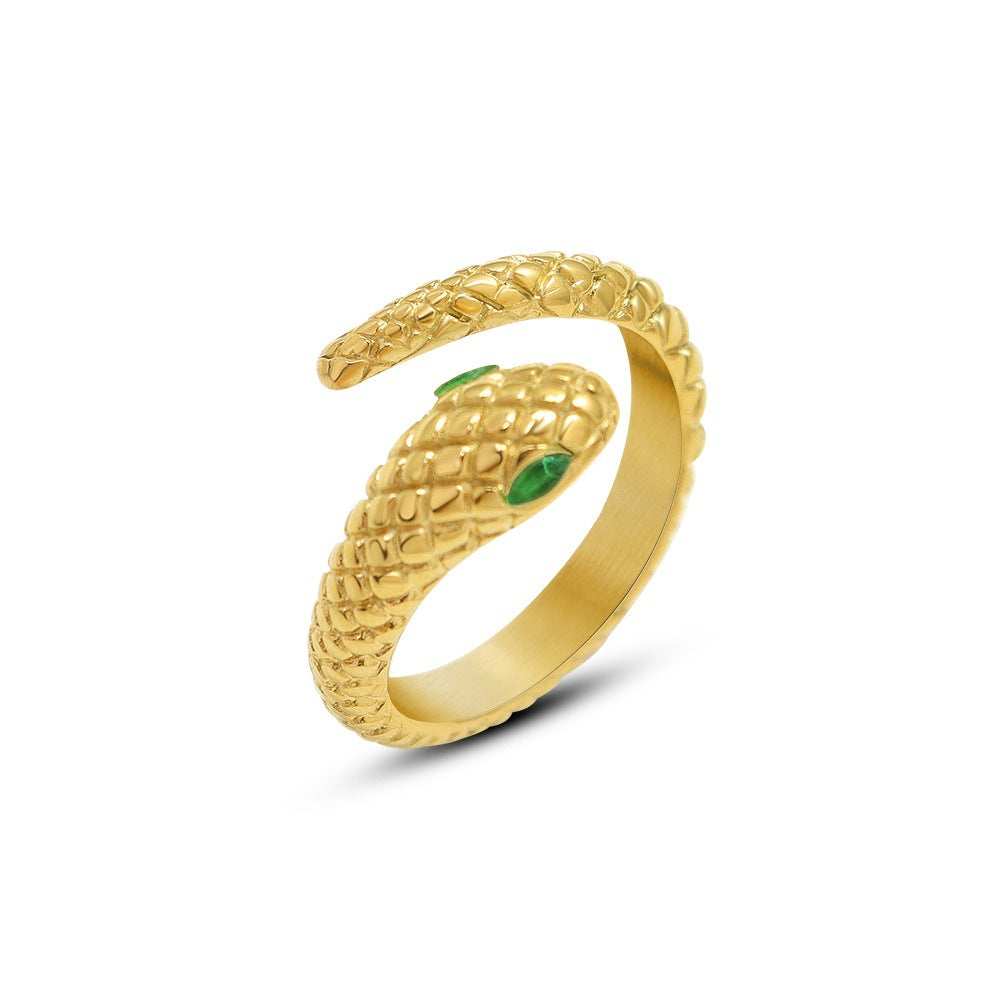 Women's Diamond Snake Opening Can Not Be Rings