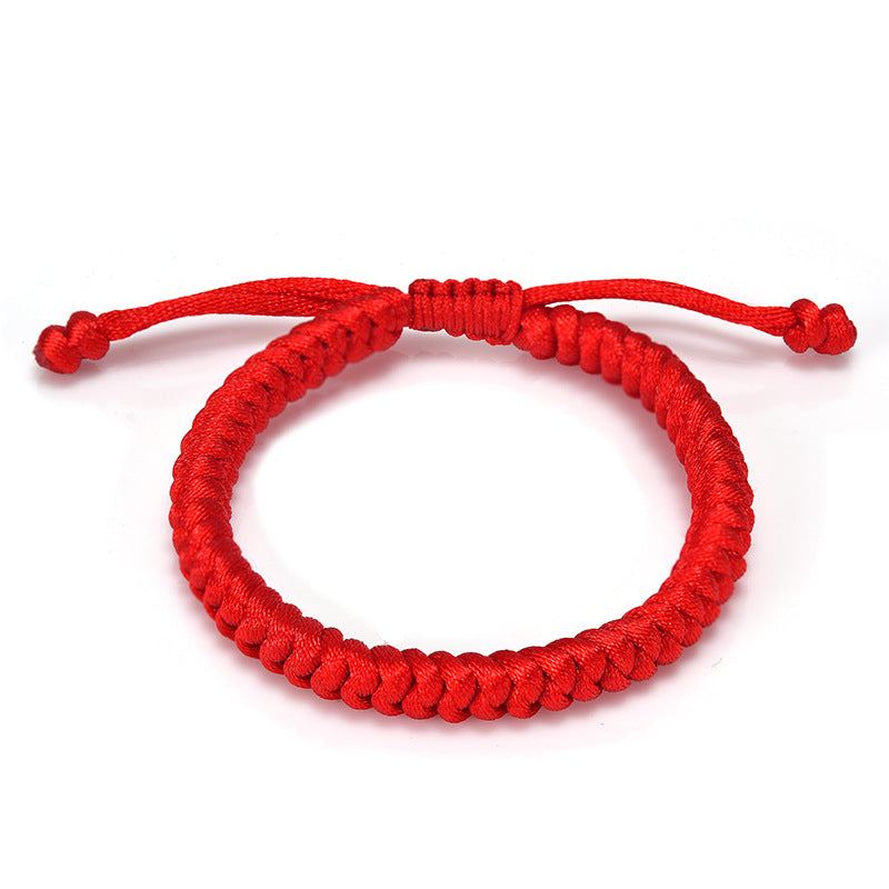 String Dorje Knot Woven Red Rope Bracelets