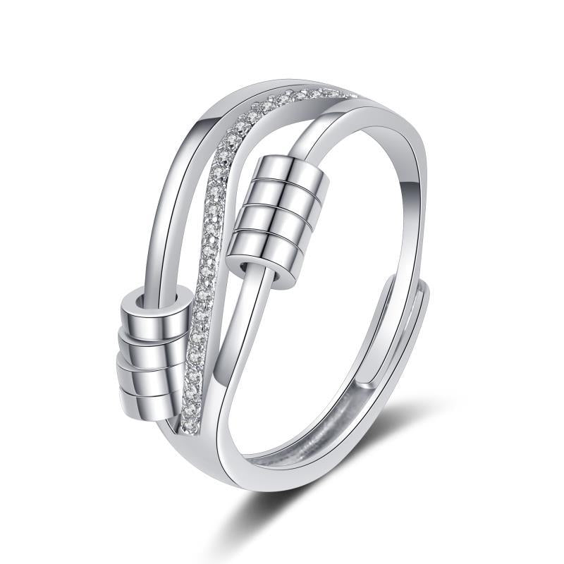 Anxiety Temperament Smart Female Light Luxury Rings