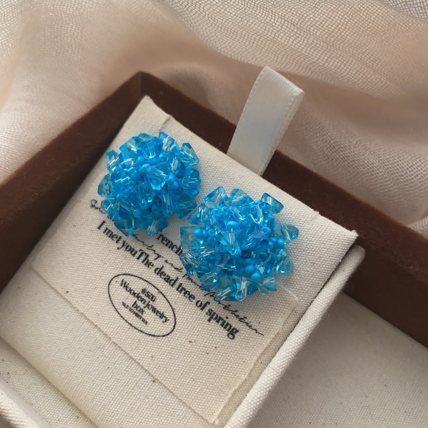 Flower Simple Elegance Retro Elegant Natural Soft Earrings