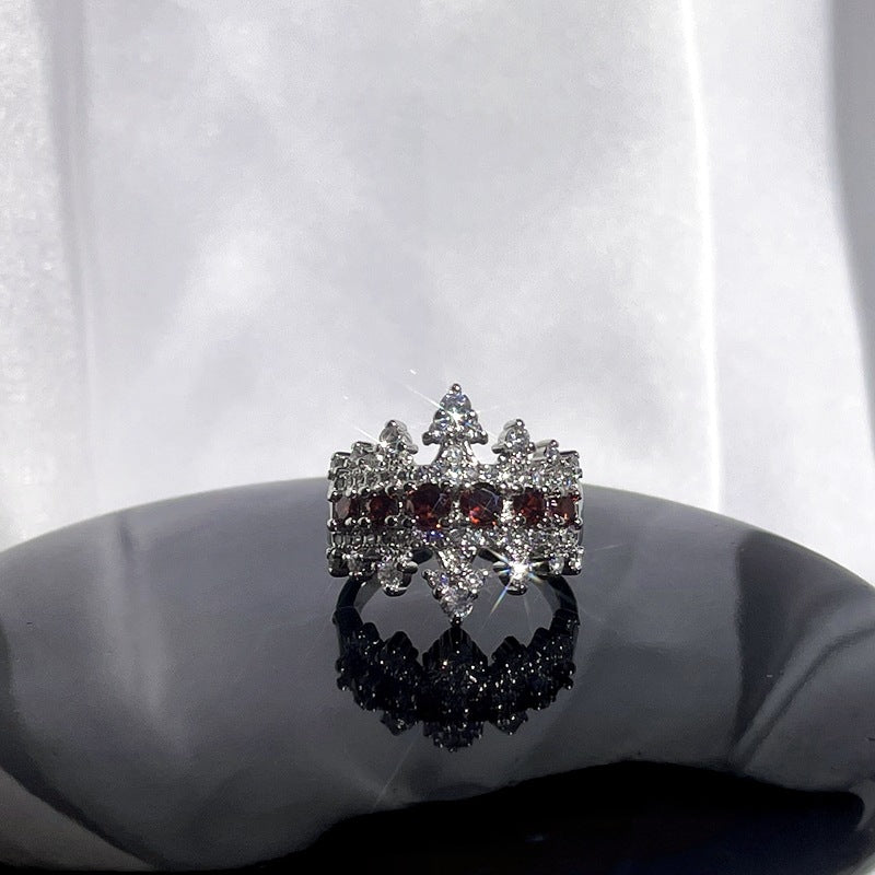 Enamel Sweet Cool Punk Cold Wind Rings