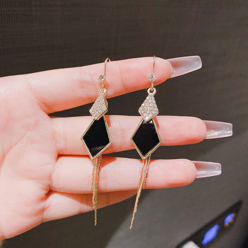 Geometry Irregular Long Temperamental Cold Style High Quality Earrings