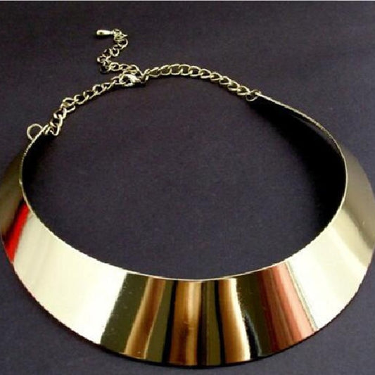 Punk Hilary Tsui Metal Exaggerated Neckband Necklaces