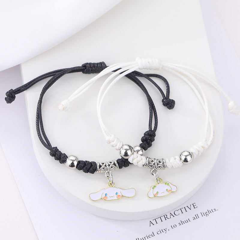 Women's & Men's Handmade Female Two Girlfriends Friendship Korean Bracelets