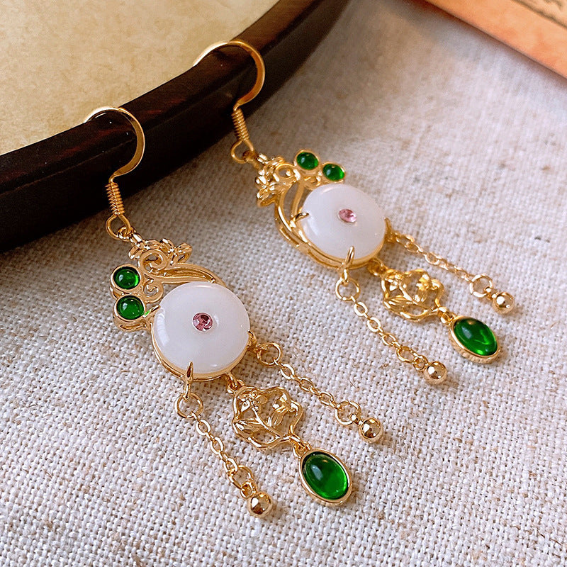 Women's Water Drop Pearl Fashion National Light Earrings