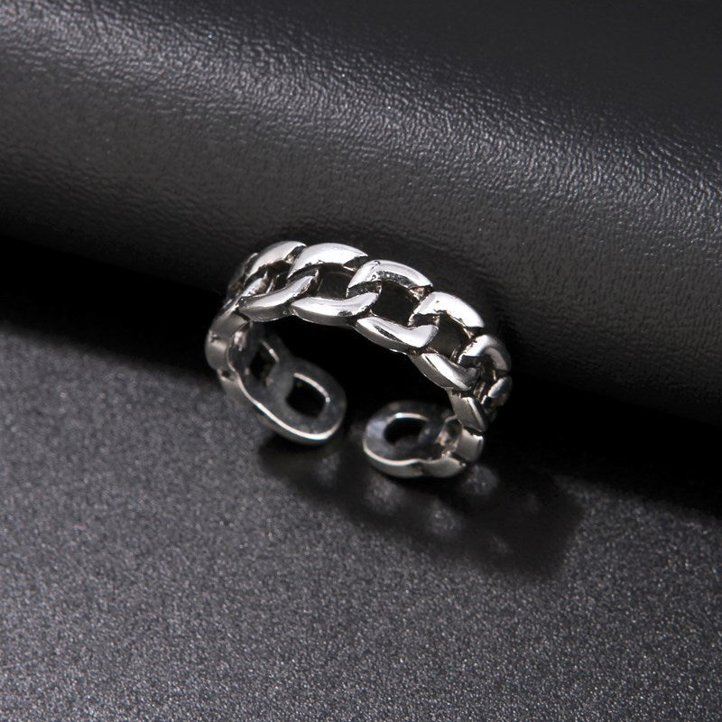 Women's & Men's Gate Cross Female Punk Trendy Open Rings