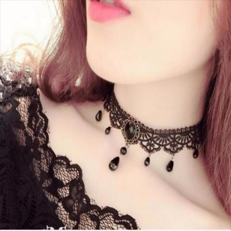 Women's Lace For Simple Short Popular Neck Accessories Necklaces