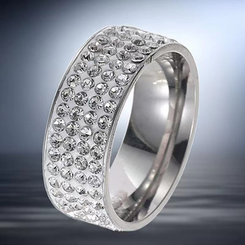 Stainless Steel Female Design Wind Simple Rings