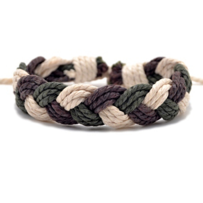 Rope Couple Ethnic Style Hand-woven Simple Korean Bracelets