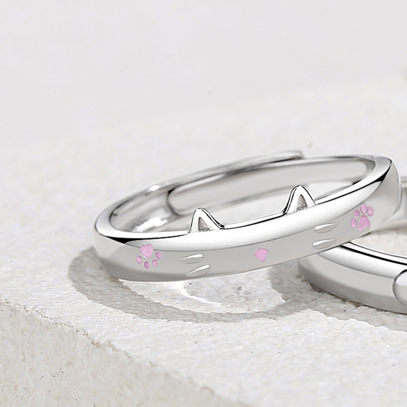 Women's & Men's Small Fish Couple Daily Simple Cartoon Rings