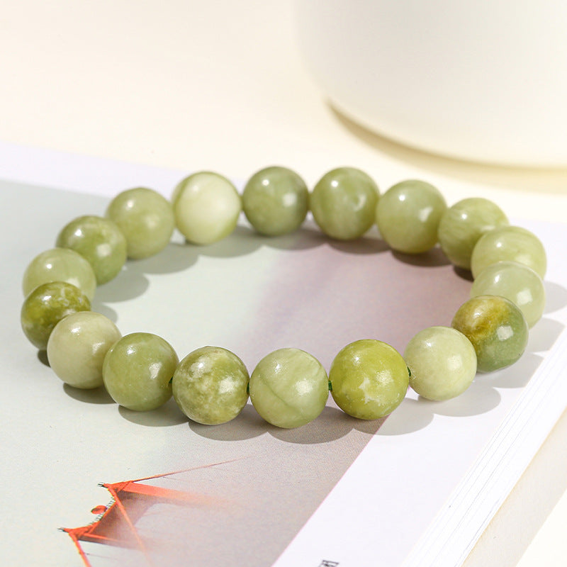 Women's & Men's Jewelry Natural Stone Gray Jade Retro Bracelets