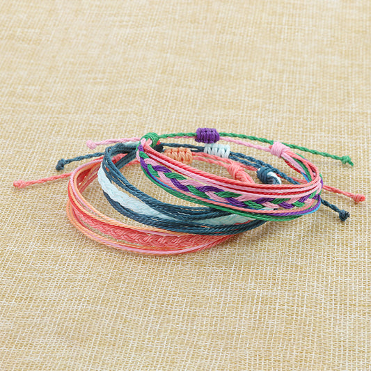 Woven Hand Strap Bohemian Style Twist Bracelets