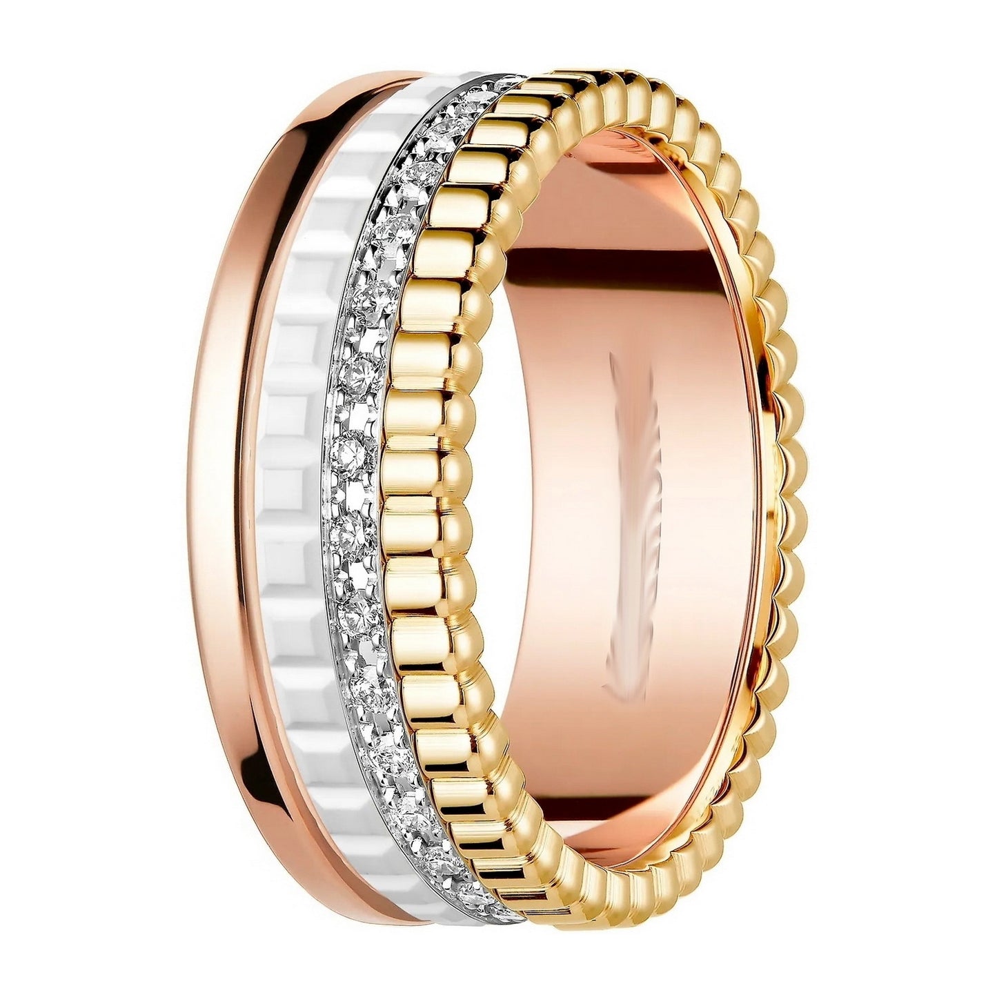Women's & Men's Ceramic Light Luxury Index Finger Ornament Rings