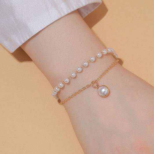 Women's Imitation Pearl Chain Simple Fashion Artificial Bracelets