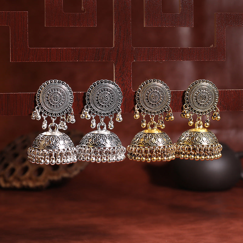 Indian Palace Style Niche Design Alloy Jewelry Earrings