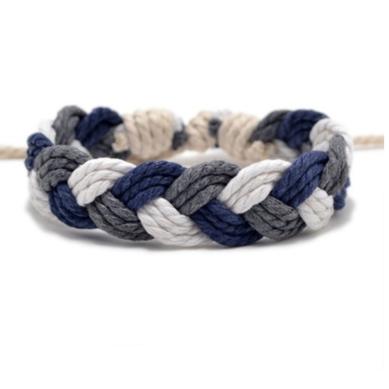 Rope Couple Ethnic Style Hand-woven Simple Korean Bracelets