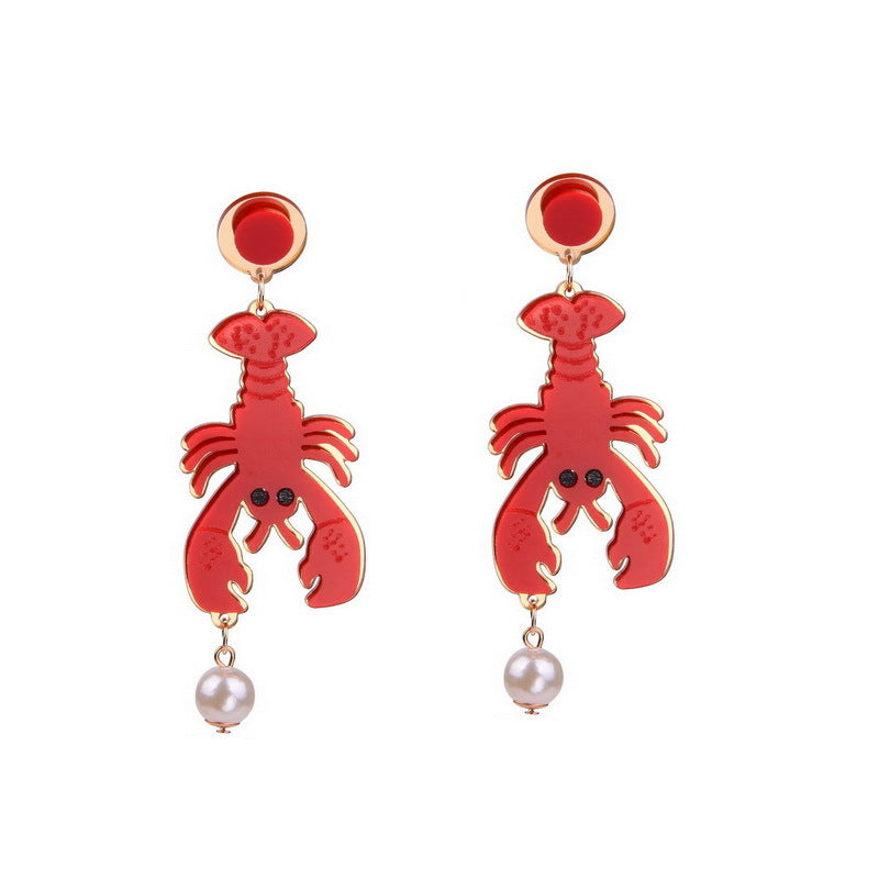 Lobster Crab Goldfish Octopus Shark Frog Earrings