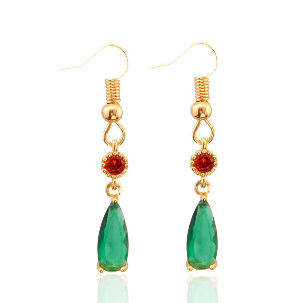 Emerald Hal Hall Zircon Copper Surrounding Without Rings