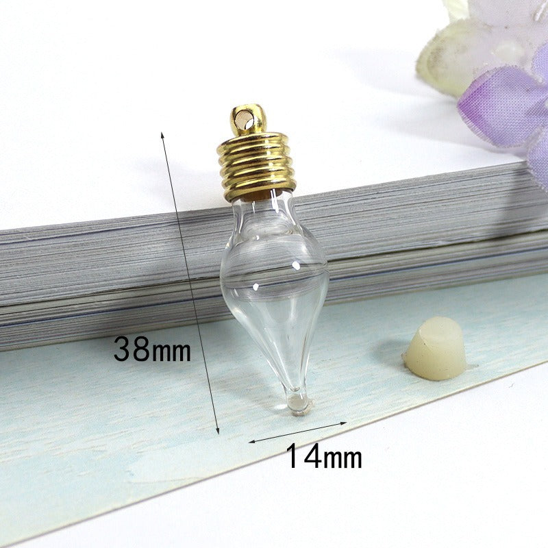 Drop Rice Cave Bottle Ing Glass Thread Fire Extinguisher Bottles Pendants