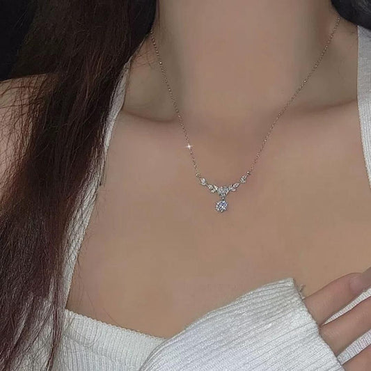 Karat Moissanite Light Luxury High Sense Necklaces
