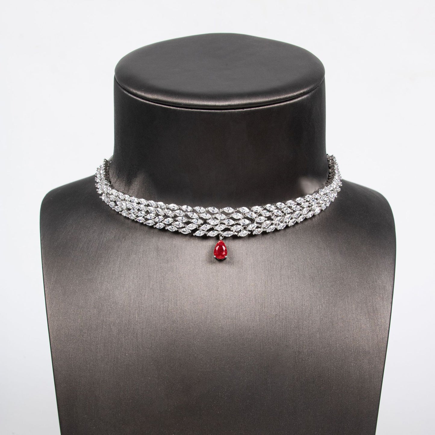 Pretty Beauty Zircon Bridal Christmas Wedding Jewelry Set
