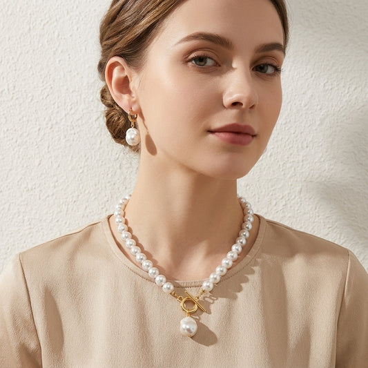 Exquisite Elegant Retro Shaped Baroque Pearl Korean Style Rings