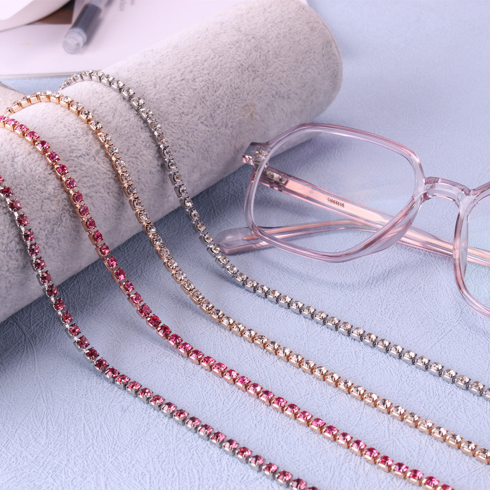 Diamond Claw Chain Eyeglasses Mask Lanyard Necklaces