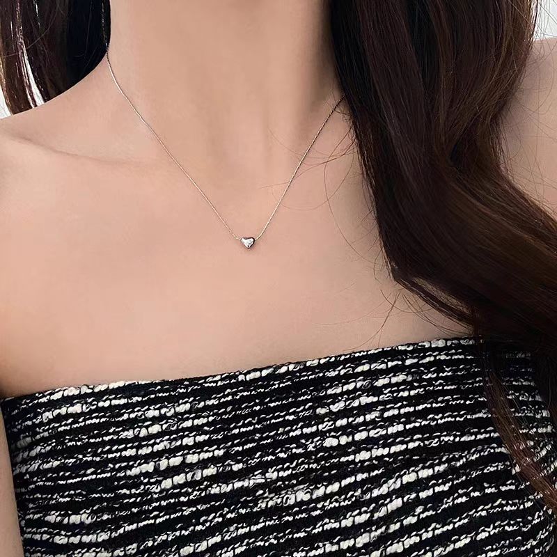 Women's Clavicle Chain Small Heart Design Sense Special Necklaces