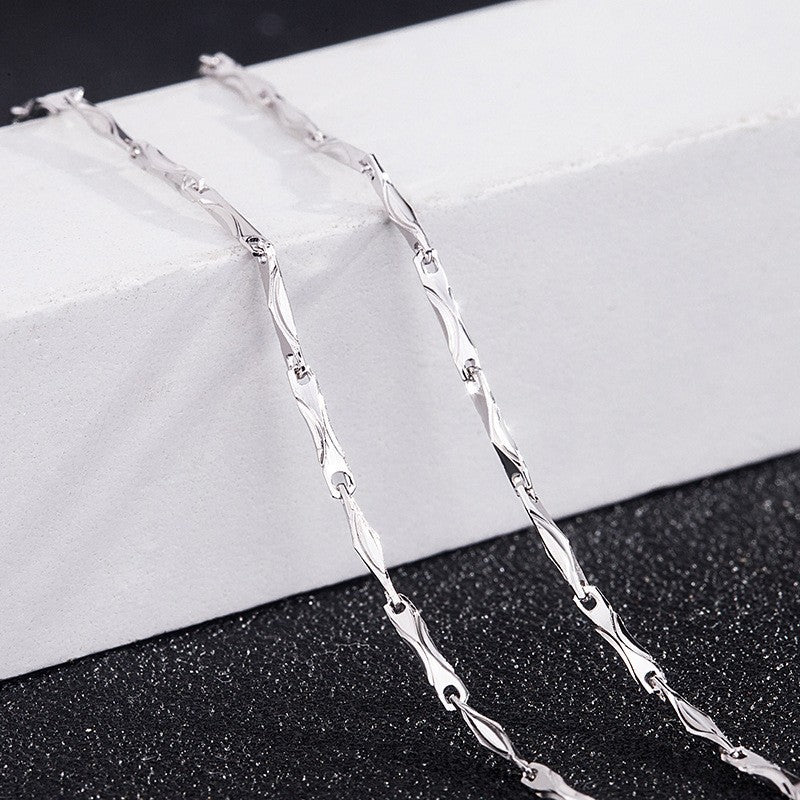 Sier Arrow Heart Melon Seeds Sterling Necklace