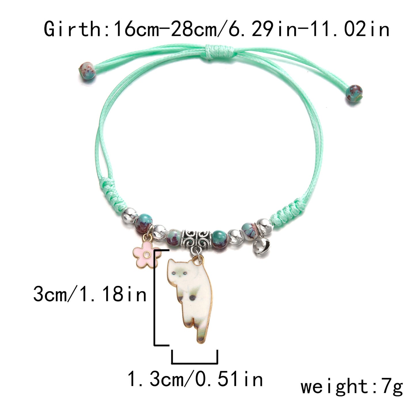 Fashion Cartoon Cat Design Sense Simple Bracelets