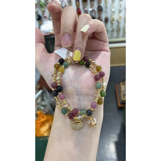 Female Light Luxury Minority High-grade Longevity Lock Gift Bracelet