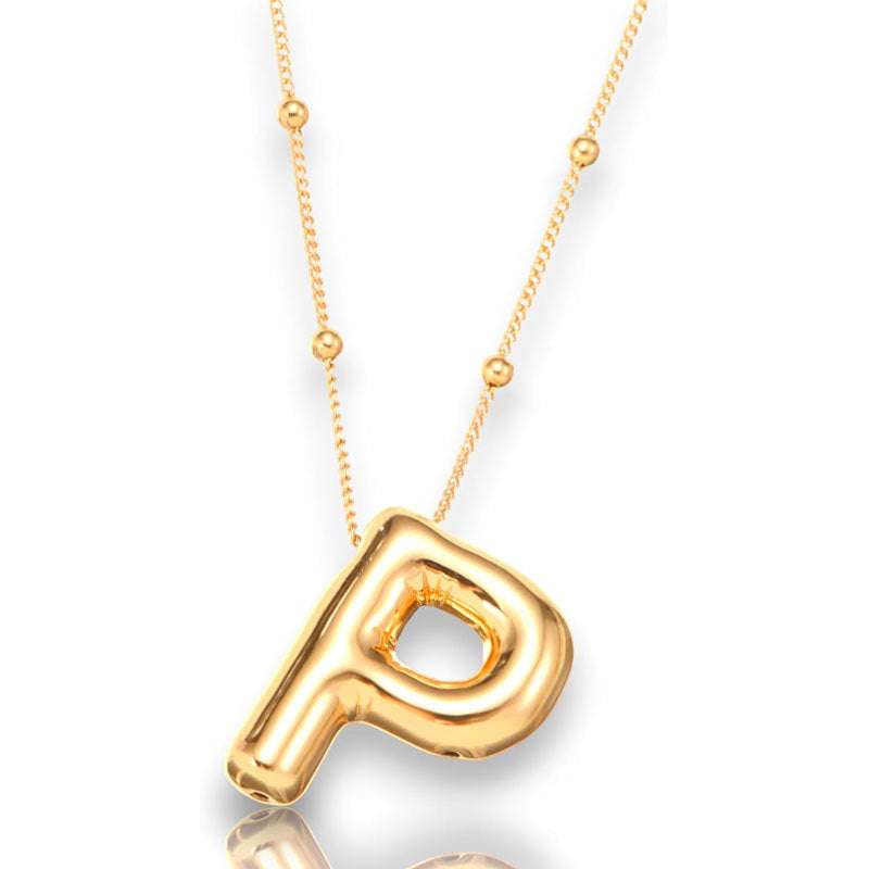 Glossy Letter Copper Popular Accessory Exquisite Necklaces