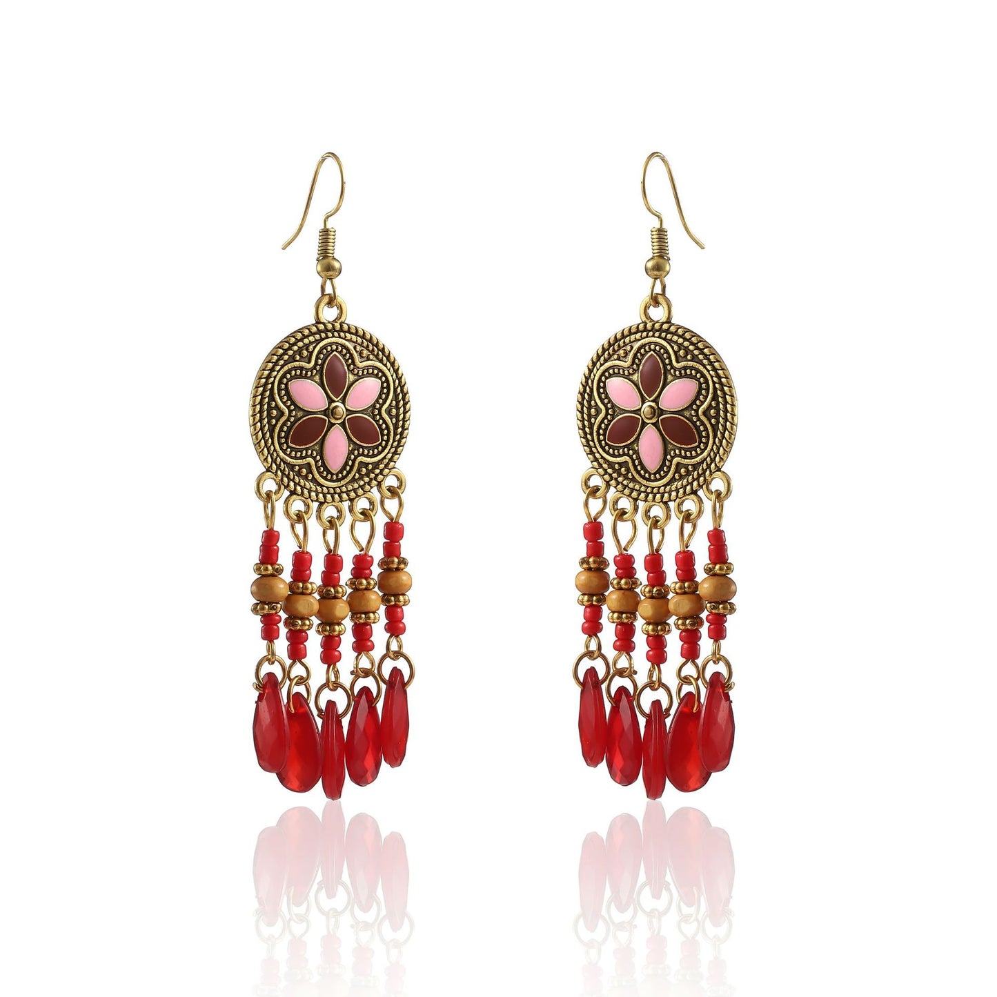 Color Bohemian Water Drop Your Daisy Earrings