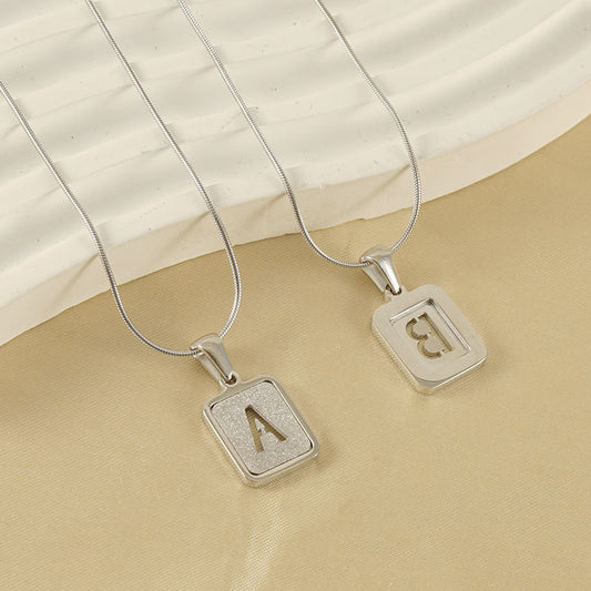 Female Snake Bones Chain Titanium Pressed Necklaces