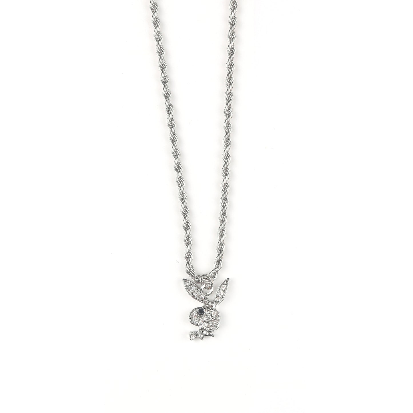 Women's Super Light Luxury Diamond Rabbit Graceful Sweater Chain Necklaces