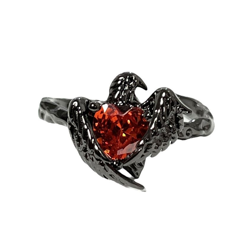 Style Thorn Crow Unique Design Open Female Minority Fashion Rings