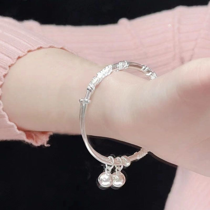 Sier Solid Filigree With Bird Feather Design That Slip Day Bracelet