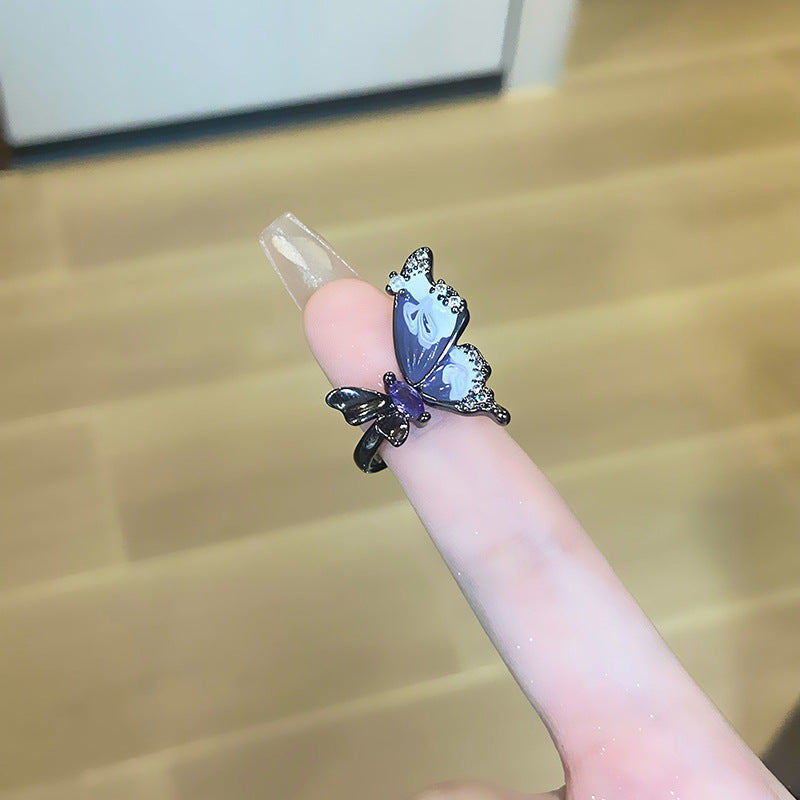 The Debris Series Gradient Female Design Rings