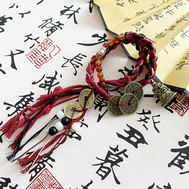 Personality National Fashion Tassel Carrying Strap Bracelets