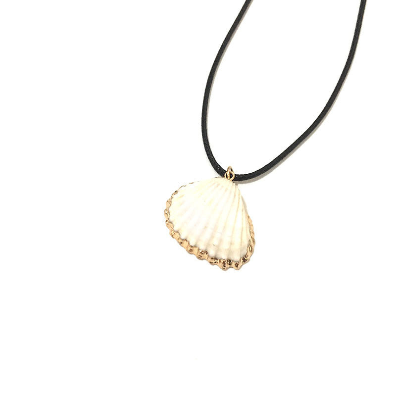 Women's & Men's Wax Line Personality Fashion Natural Shell Necklaces