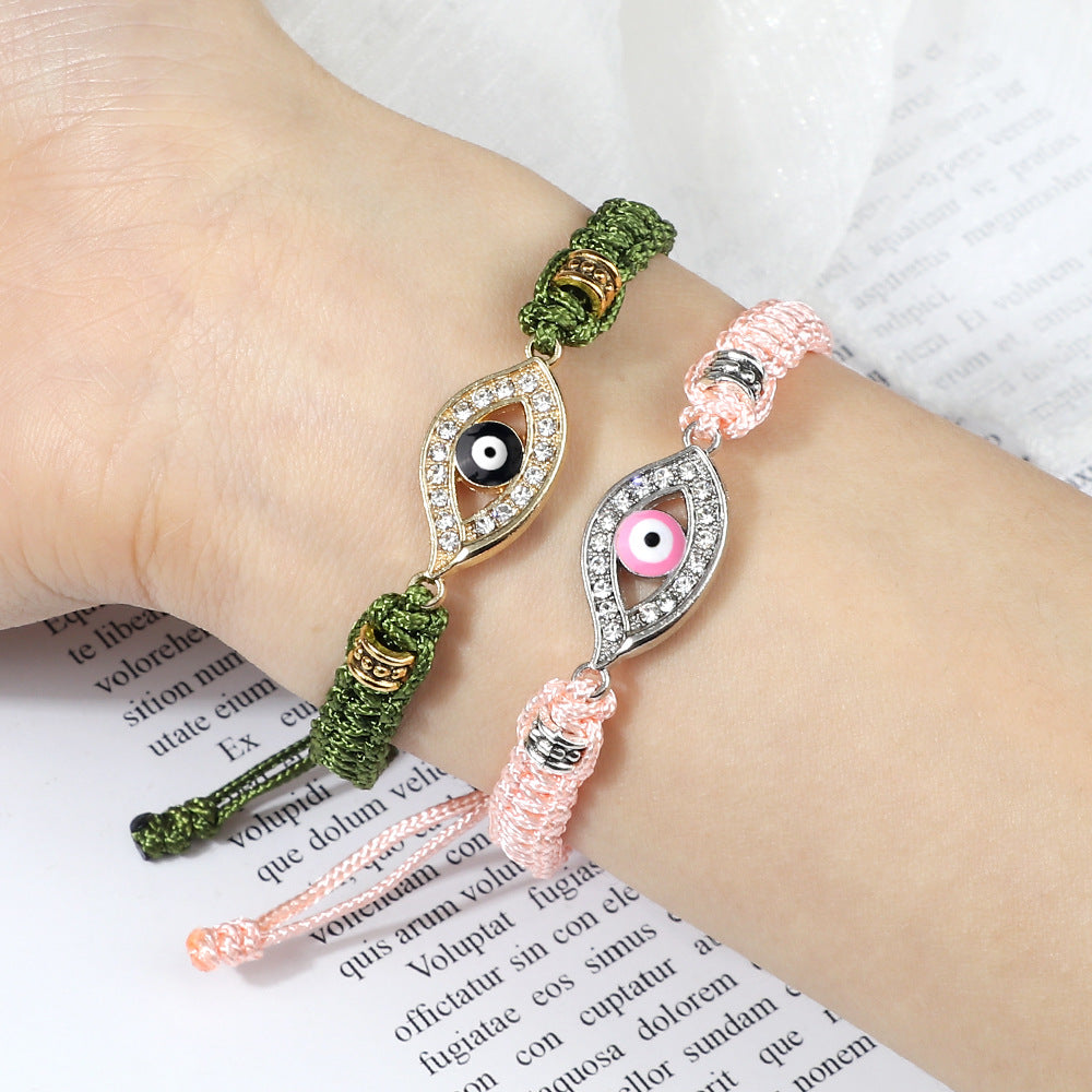 Devil's Eye Starry Eyes Woven Couple Bracelet