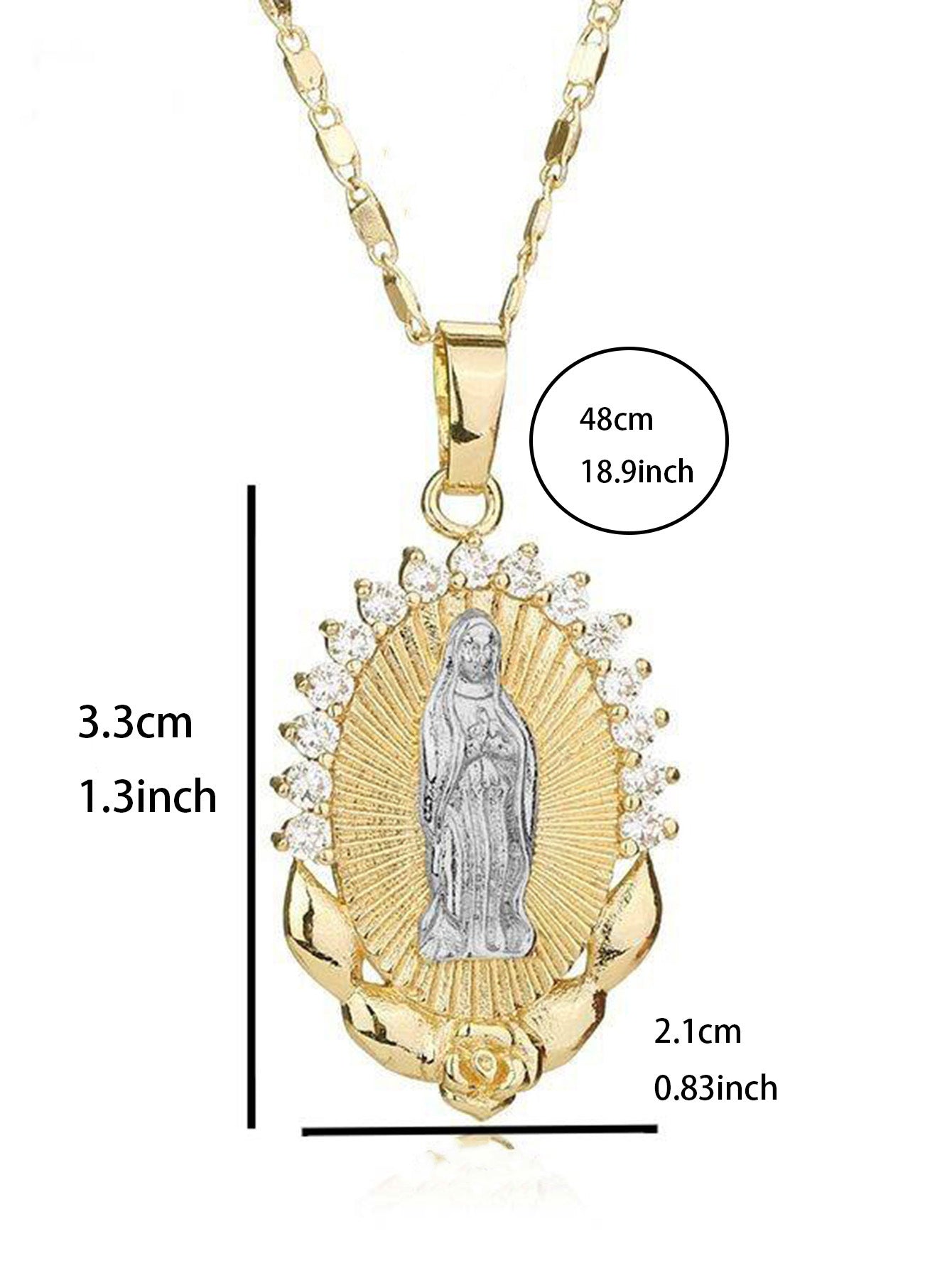 Women's Design High Sense Virgin Religious Female Necklace