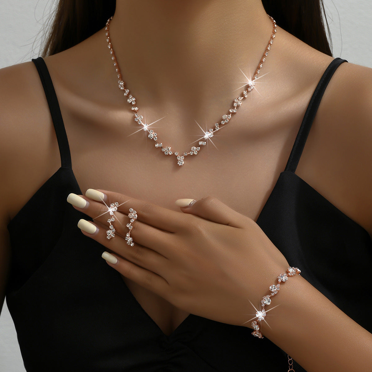 Simple Fashion Suit Bridal Elegant Fashionable Earrings