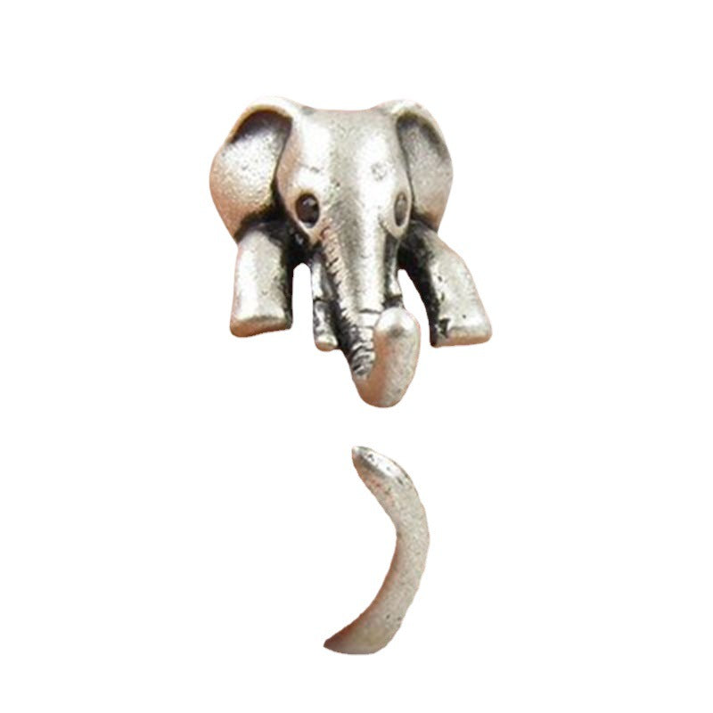 Women's & Men's Elephant Open Cartoon Mouse Animal Shape Rings