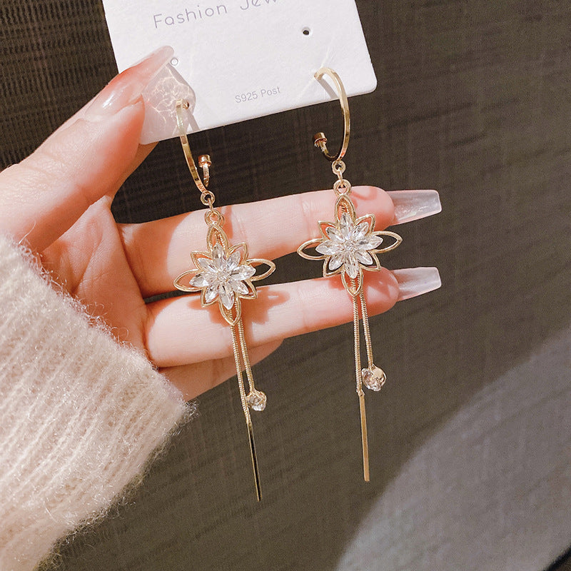 Long Fringe Temperament Fashionable Classy Personalized Earrings